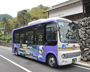 藤岡市ラッピング車両側面